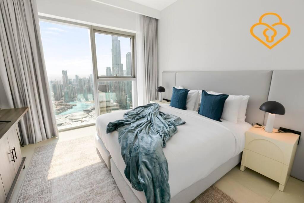 Downtown Views 3 Bedroom W Nanny Full Burj Khalifa View Connected To Dubai Mall المظهر الخارجي الصورة