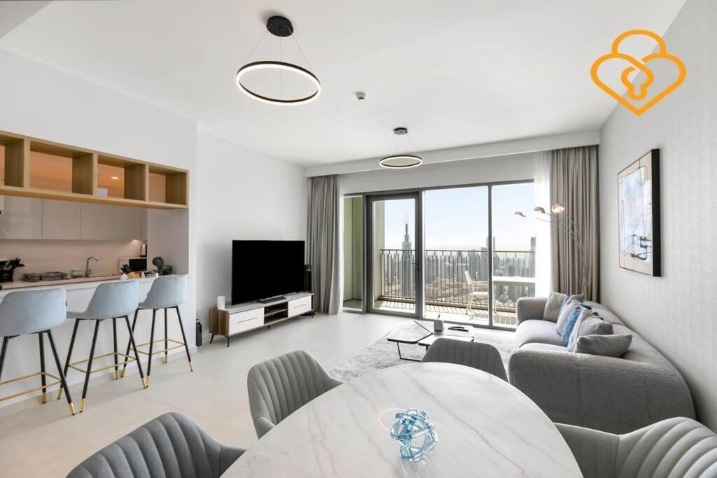 Downtown Views 3 Bedroom W Nanny Full Burj Khalifa View Connected To Dubai Mall المظهر الخارجي الصورة